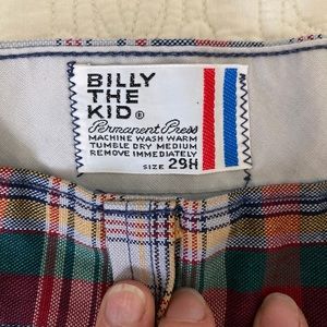 Billy the Kid vintage boys plaid pants 29h (boy size but cute on all!)